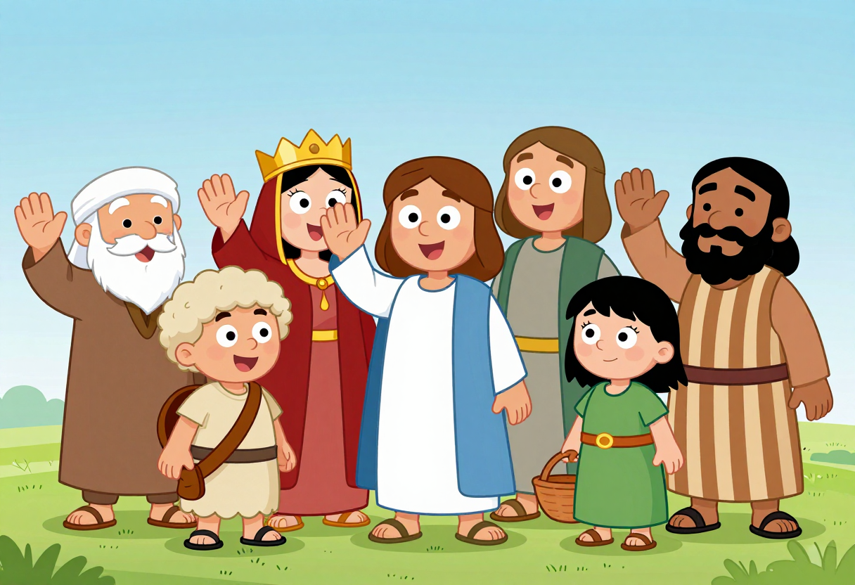 Os personagens da Gibíblia