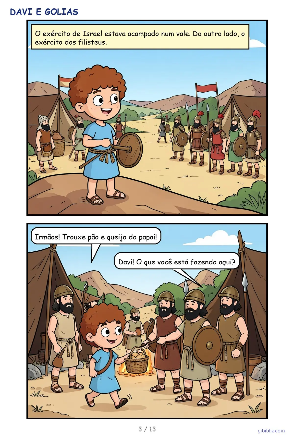 Davi e Golias, página 3