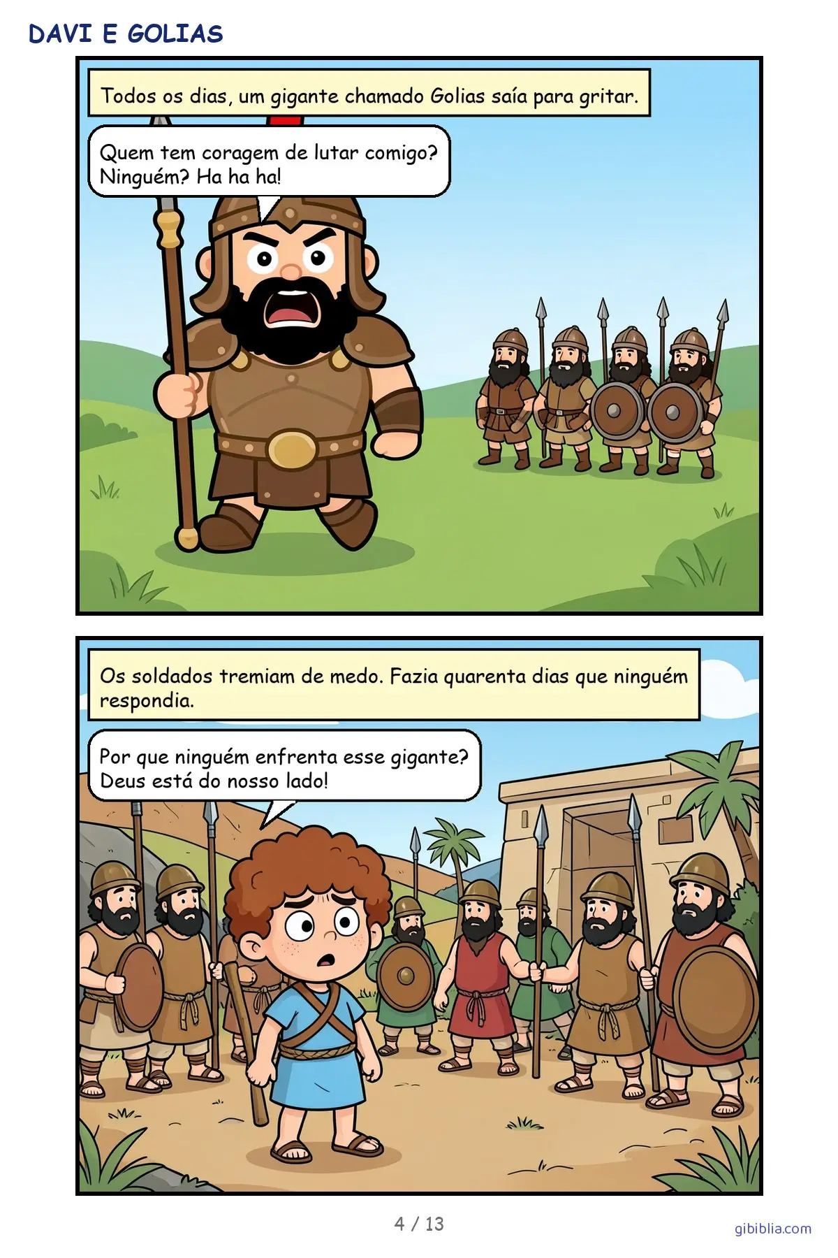 Davi e Golias, página 4