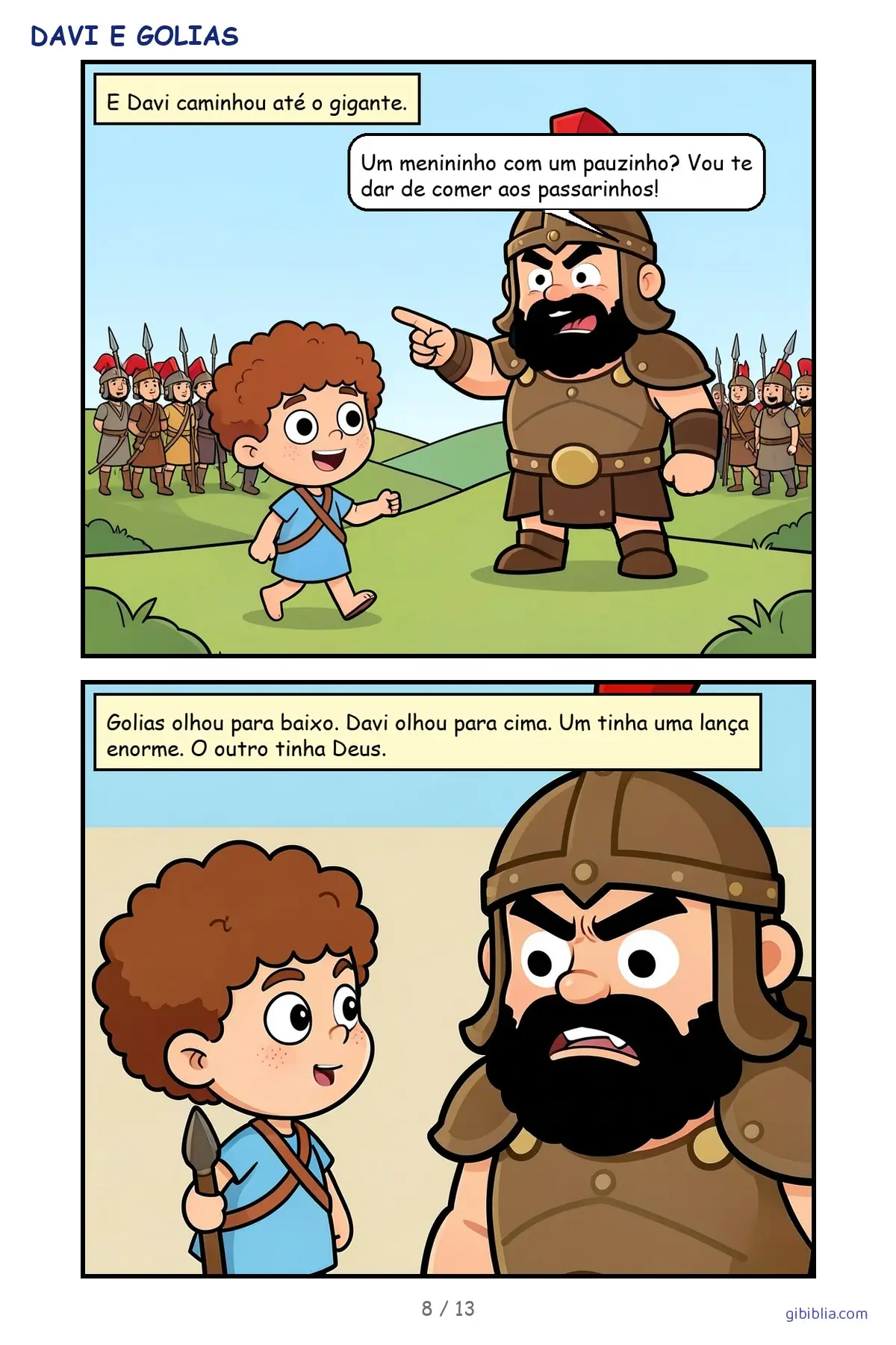 Davi e Golias, página 8