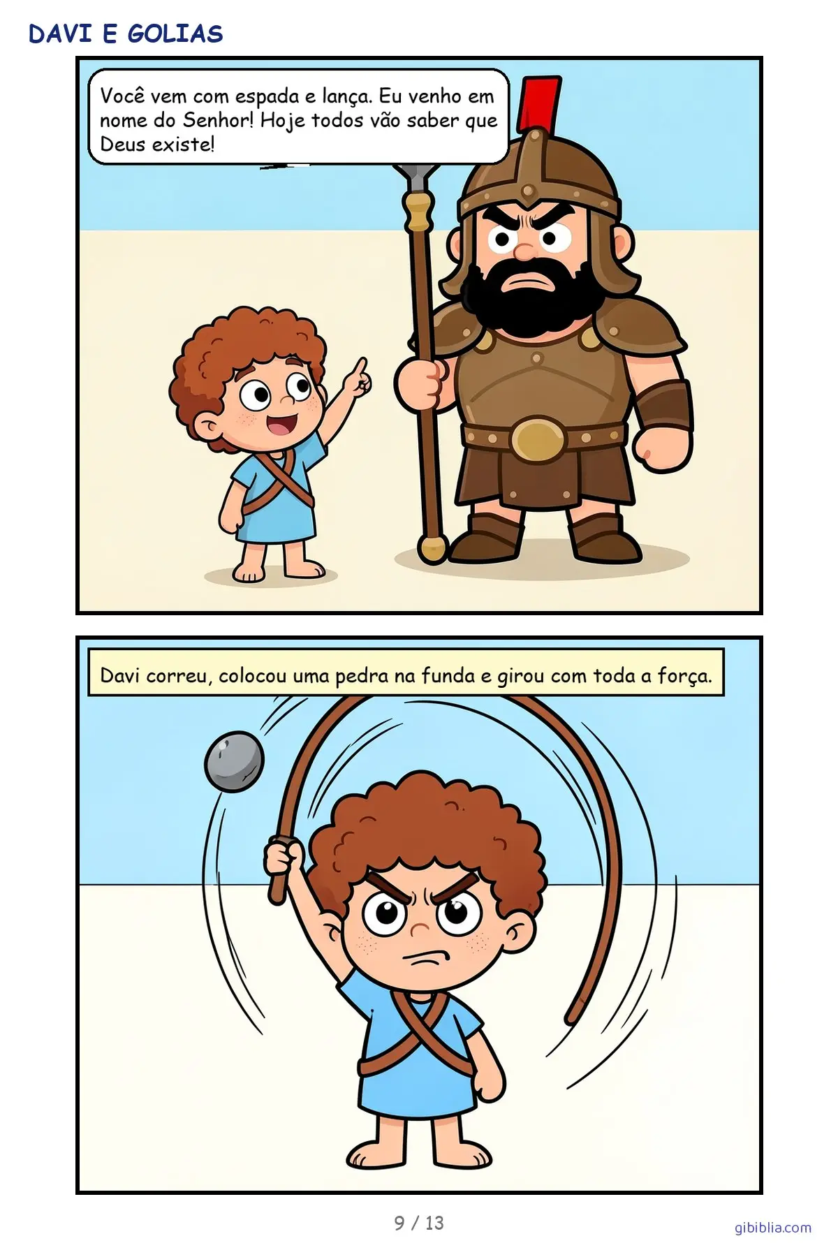 Davi e Golias, página 9