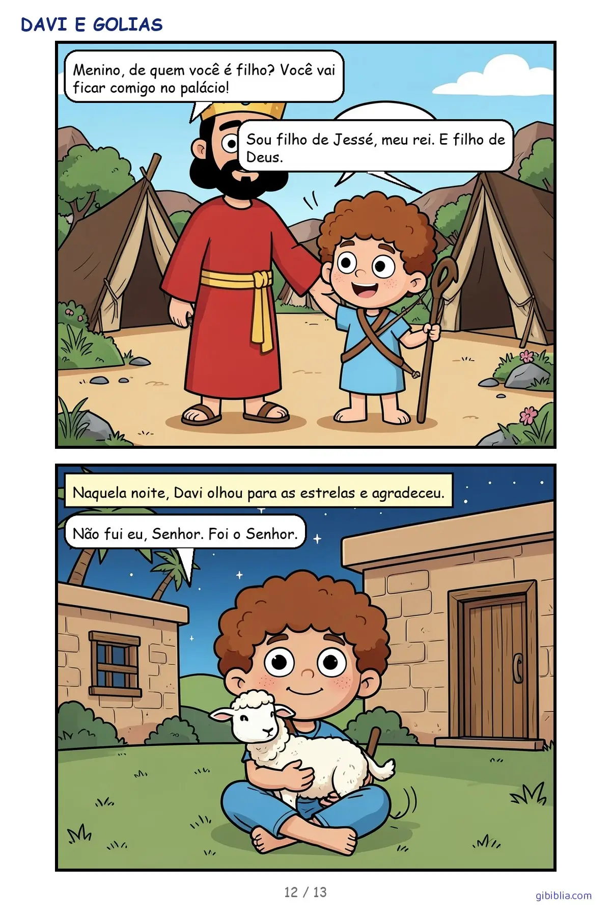 Davi e Golias, página 12